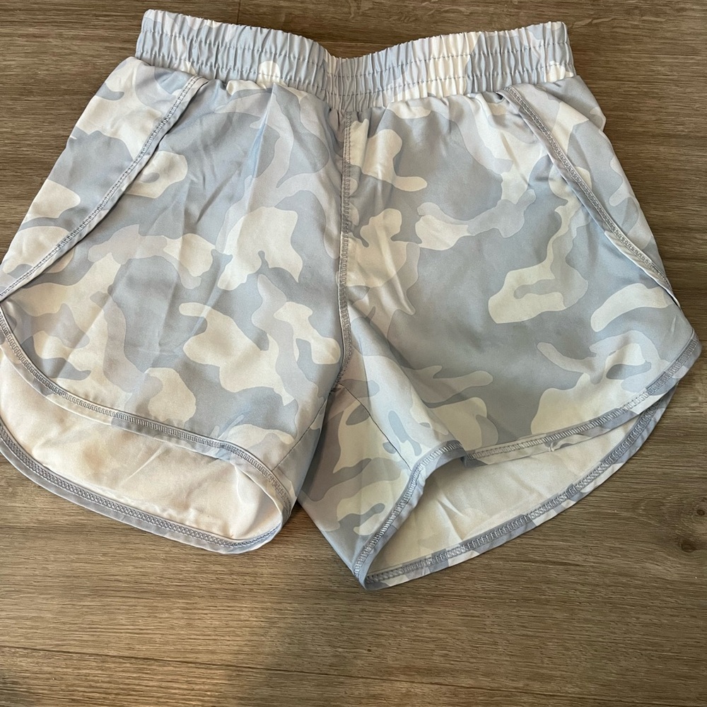 All in Motion Kids Camo Print Shorts - Gray and White